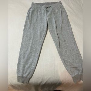 ADIDAS WOMENS MEDIUM GRAY JOGGERS